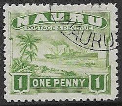 Nauru 1924 Century Freighter SG 27B Fine Used