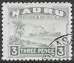Nauru 1924 SG 31B Century Freighter Fine Used