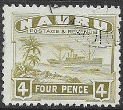 Nauru 1924 SG 32B Century Freighter Fine Used