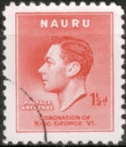 Nauru 1937 King George VI Coronation SG 44 Fine Used