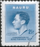Nauru 1937 King George VI Coronation SG 46 Fine Used