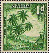 Nauru 1954 SG 49a Anibare Bay Fine Mint
