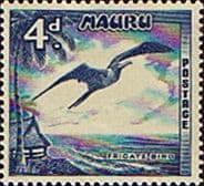 Nauru 1954 SG 51 Great Frigate Bird Fine Mint
