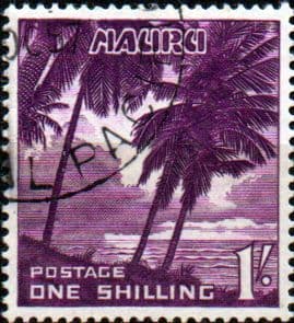 Nauru 1954 SG 54 Palm Trees Fine Used