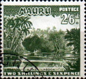 Nauru 1954 SG 55 Buada Lagoon Fine Used