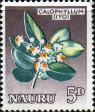 Nauru 1963 SG 59 Balsom Flower Fine Mint