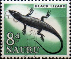 Nauru 1963 SG 60 Black Lizard Fine Used