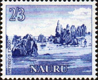 Nauru 1963 SG 63 Coral Pinnacles Fine Mint