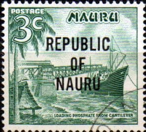 Nauru 1968 Republic Overprint Loading Phosphate SG 82 Fine Used