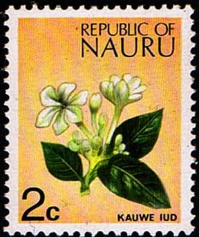 Nauru 1973 SG 100 Flower Kauwe Iud Fine Mint