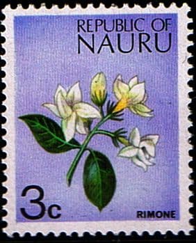Nauru 1973 SG 101 Flower Rimone Fine Mint