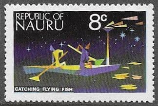 Nauru 1973 SG 105 Catching Flying Fish Fine Mint