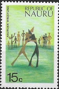 Nauru 1973 SG 107 Nauruan Wrestling Fine Mint