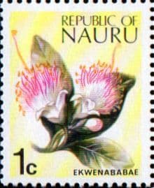 Nauru 1973 SG 99 Flower Ekwenababae Fine Mint