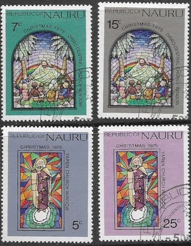 Nauru 1975 Christmas Set Fine Used