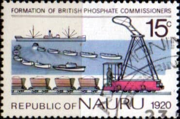 Nauru 1975 Phosphate Mining SG 131 Fine Used