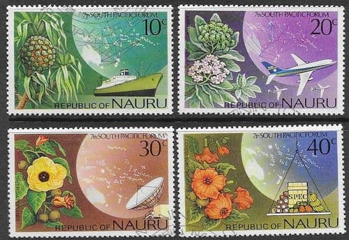 Nauru 1976 South Pacific Forum Set Fine Used