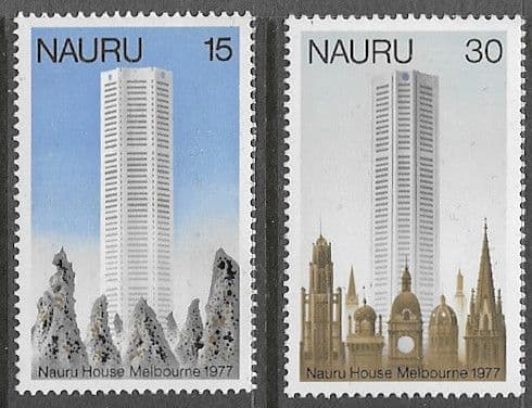Nauru 1977 Nauru House and Coral Pinnacles Set Fine Mint