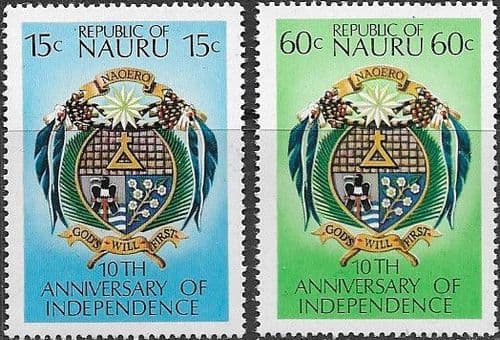 Nauru 1978 Independence Set Fine Mint