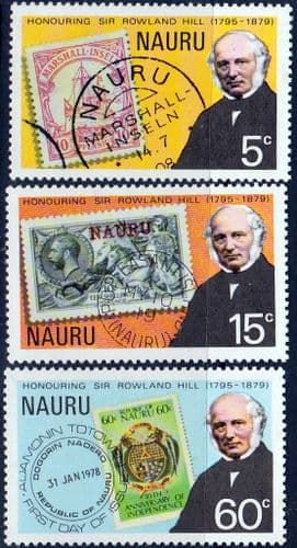 Nauru 1979 Sir Rowland Hill Set Fine Mint