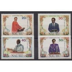 Nauru 1982 Christmas Set Fine Mint