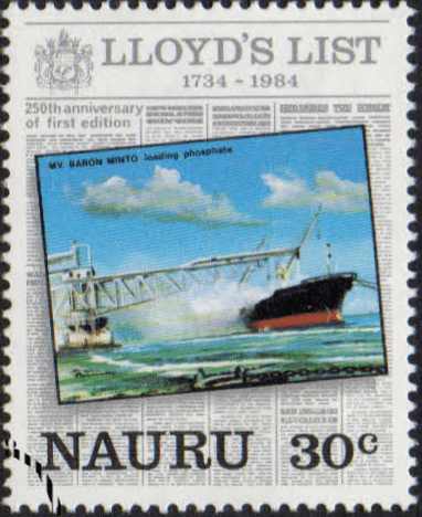 Nauru 1984 Lloyd's List SG 297 Fine Used