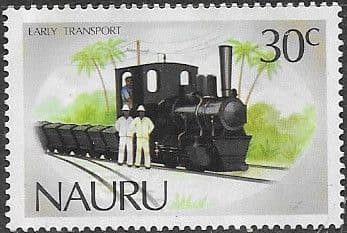 Nauru 1986 Early Transport on Nauru Sg 334 Fine Mint