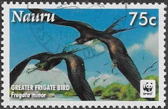 Nauru 2008 Endangered Species. Greater Frigate bird (Fregata minor) Sg 682 Fine Used