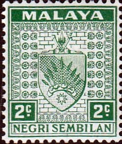 Negri Sembilan 1935 Coat of Arms SG 22 Fine Mint