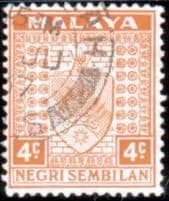 Negri Sembilan 1935 Coat of Arms SG 25 Fine Used