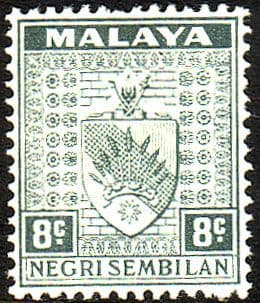 Negri Sembilan 1935 Coat of Arms SG 29 Fine Mint