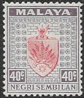 Negri Sembilan 1935 Coat of Arms SG 35 Fine Mint