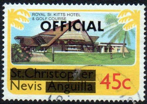 Nevis 1980 Official SG O4 Fine Used