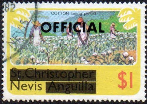 Nevis 1980 Official SG O8 Fine Used
