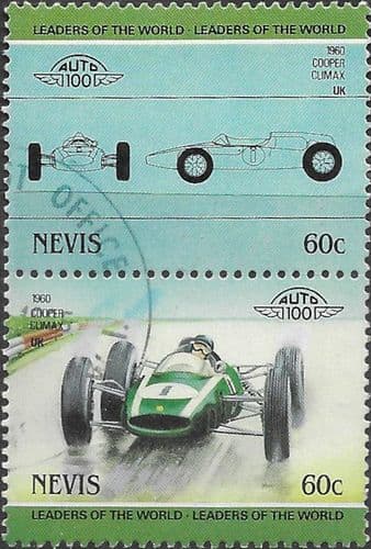 Nevis 1985  Leaders of the World. Automobiles SG257/8 Fine Used