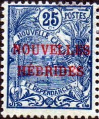 New Hebrides 1910 SG F8 French Fine Used
