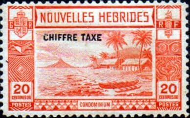 New Hebrides 1938 Post Due SG FD67 French Good Mint