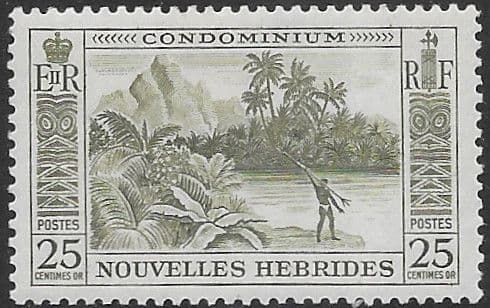 New Hebrides 1957 SG F100 French Fine Mint
