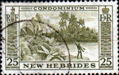 New Hebrides 1957 SG F100 French Fine Used