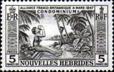 New Hebrides 1957 SG F106 French Fine Mint