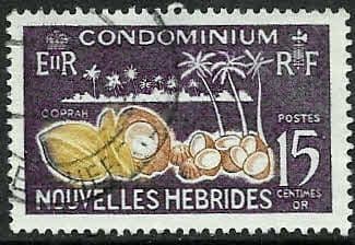 New Hebrides 1963 SG F113 French Fine Used