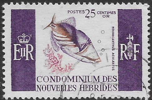 New Hebrides 1963 SG F116 French Fine Used