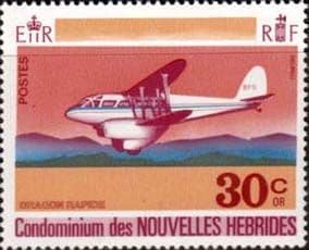 New Hebrides 1972 Aircraft Planes SG F171 French Fine Mint