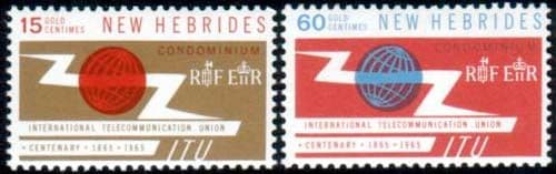 New Hebrides British International Telecommunication Union Set Fine Mint