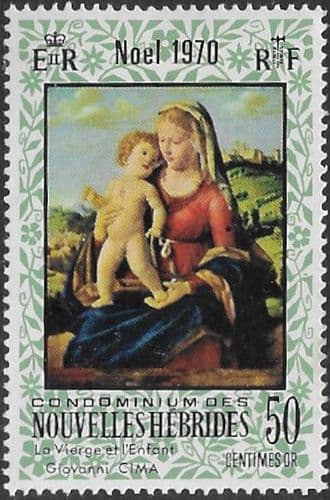 New Herbides 1970 Christmas SG F161 French Fine Mint