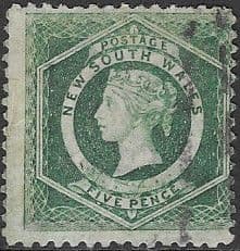 New South Wales 1860 Registered Latters SG 141 Fine Used