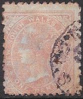 New South Wales 1862 Queen Elisabet SG 186 Fine Used