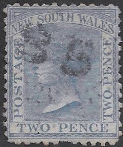 New South Wales 1863 Queen Elisabet SG 192 Fine Used