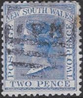New South Wales 1871 Queen Victoria SG 210 Fine Used