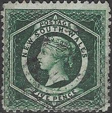 New South Wales 1871 Queen Victoria SG 215a Fine Used